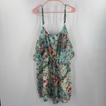 City Chic Romper Size 18 NWT Cold Shoulder Tropical Resort Summer Plus Curvy Photo 2