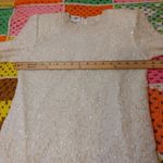 American Vintage Brilliante by J.A White Vintage Sequin Beaded 80's Size Small Shoulder Pads Retr Photo 3