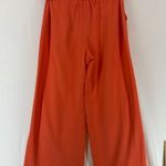 Halogen  Wide Leg Cropped Pants Size XS Orange Photo 6