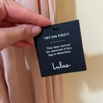 Lulus Womens New  Heavenly Hues Deep V Neck High Slit Maxi Dress Blush Pi… Photo 9