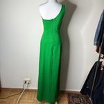 Lulus Green Good Times Only One Shoulder Maxi Dress Size M Photo 7