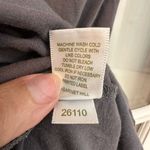 Garnet Hill  Grey Tunic Shift Dress Jersey Size Medium Baby Doll Soft & Stretchy Photo 5