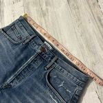 AGOLDE  distressed button fly denim mini skirt size 30 Photo 11