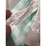 ZARA NWT Gingham Open Back Cropped Blouse Blue Medium Vacation Summer Resortwear Photo 8