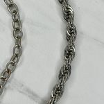 Silver Rope Chain Link Belt Y2K Festival One Size (OS) 27.25" Photo 3