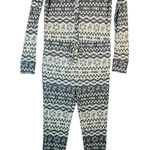 PINK - Victoria's Secret  XS Pajama Jumpsuit One Piece Sleepwear Peace Sign Thermal Photo 0