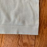 light blue ribbed v neck tank top cropped bra top Size M Photo 5