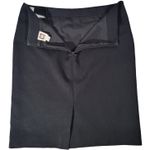 Anne Klein  Black Quilted Stitch‎ Pencil Skirt Womens Size 2 Knee Length Career Photo 2