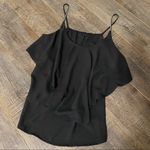 Black Diamond  Lined Cami Tank Jeweled Spaghetti Straps Size Medium Date Night Photo 0