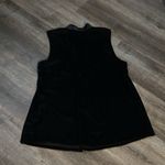 Tahari  Rosalyn Sleeveless Velvet V-Neck Blouse Photo 6