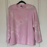 Free People Beach Pink Tye Dye Sweatshirt Medium Photo 0