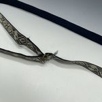 Vintage Cloth Belt Women's‎ Size 14 Navy Blue Aztec Photo 2