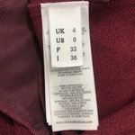 Victoria Beckham Iron Red Burgundy Sleeveless Crepe Mini Dress Size 0 NWT Photo 6