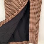 Capulet 𝅺 Ives Ruched Check Midi Skirt Brown S NWT‎ Photo 3