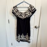 Label By Five Twelve Embroidered Linen Dress Size Xl Woman Pockets Blue Photo 2