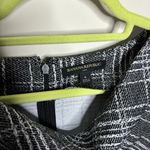 Banana Republic  Black Plaid Midi Sheath Dress Sz 6 Photo 4