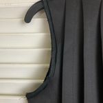 MD Soldier Gold Button Black Crop Top Vest Size L Photo 3