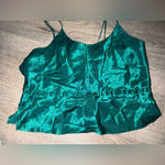 Frederick's of Hollywood Frederick’s of Hollywood Dark Silky Green tank top M Photo 3