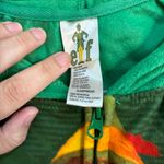 Elf womens Christmas holiday one piece zip up hooded pajamas green XS Photo 2