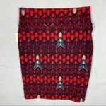 LuLaRoe Cassie Geometric Print Bodycon Skirt Colorful Size 2XL Photo 3