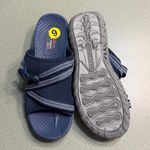 Skechers  Reggae Slide Thru NWT Sandals Size 9 Machine Washable Adjustable Straps Photo 9