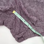 Lane Bryant Linen Blend Shorts Women's Plus Size 26/28 Purple Wine Drawstring Photo 9