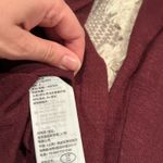 Abercrombie & Fitch Y2K styled Abercrombie deep red wrap sweater Photo 2