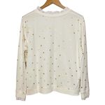 BODEN Holly Jersey Ruffle Trim Gold Polka Photo 4