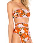 Diane Von Furstenberg  Cheeky High-Waist Floral-Print Swim Bikini Bottoms Small Photo 0
