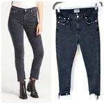 AGOLDE Toni Mid Rise Straight Size 27 Black Photo 1