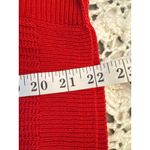 Prologue Women’s XS Red Knit Tank Top Halter Neck Sleeveless Photo 3