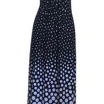 Metaphor black and white falling polka dots maxi dress size small Photo 1