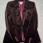 Loft Ann Taylor Velvet Blazer Jacket One Button Size 0 Photo 7