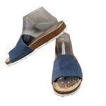 Biostep Womens 8 Suede Leather Cork Slip Photo 1
