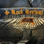 Rock Revival  Abree Dark Blue Easy Skinny Jeans Size 32 Photo 5