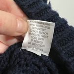 La Ligne New York Cable Knit Fisherman Sweater Navy Blue Size XS 100% Wool Photo 5