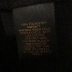 Ryegrass Size S Button Front Flutter Cap Sleeve Dress Blouse in Black Photo 5