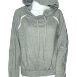 Free People  Women’s Kimmie Hoodie Gray Cropped Long Sleeve Size Medium‎ Photo 0