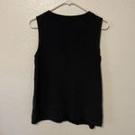 Kate Spade Women's  Sleeveless Silk V-Neck Tank Top Black Size 2 Photo 2