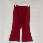 BURU Marlo cropped flared pants size small‎ NWT Red Photo 1