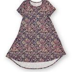 LuLaRoe  Carly Floral High Low Swing Dress NWT Size XS Photo 0