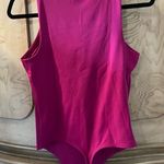 EXPRESS Body Contour Sleeveless High Neck Front Cutout Thong Body Suit Photo 1