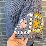 Universal Threads Universal Thread Granny Square Lilac Short Sleeve Sweater Women’s Size S So Cute Photo 9