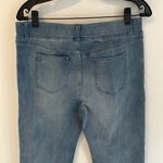 Betabrand  Straight Leg Pull On Jeans Light Wash Photo 5