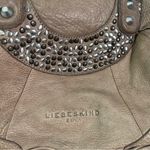 Liebeskind Berlin Tan Studded Soft Pebble Leather Shoulder Satchel Bag Y2K Indie Brown Photo 1