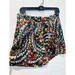 ATM Anthony Thomas Melillo Floral Satin Printed Black Combo Shorts size 6 Photo 7