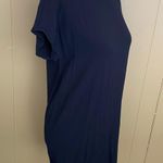 Madewell women XS short sleeve button back mini shift dress black Photo 1