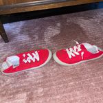Stylish Red Women's Sneakers Size 6 Photo 2