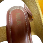 MIA Women's Slingback Wedge Sandals Yellow Tan Size 10 Casual Summer Photo 5