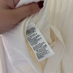 J.Crew  lettuce hem mock neck white long sleeve top Photo 3